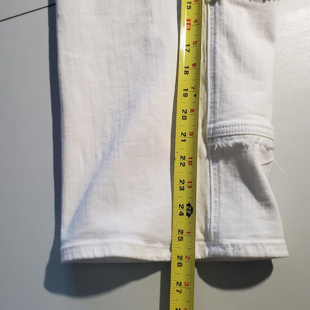 Erdem x Universal Standard Hana White Patchwork Jeans Size‎ 8 - Picture 16 of 16